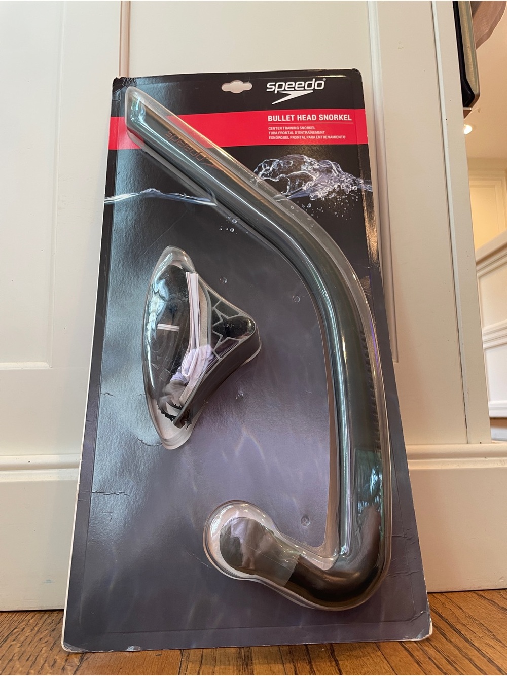 Speedo Black and Red Bullet Head Snorkel